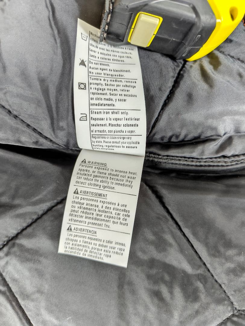 Carhartt オレンジ ジップアップベスト Sサイズ