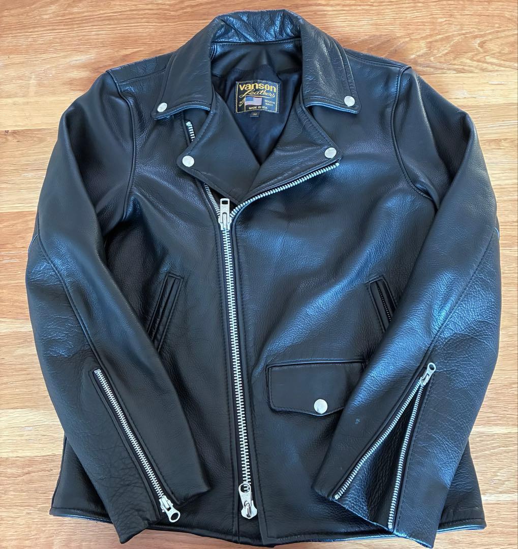 春*の様 【週末限定価格！】Vanson USA製 C2R ダブル ライダースジ