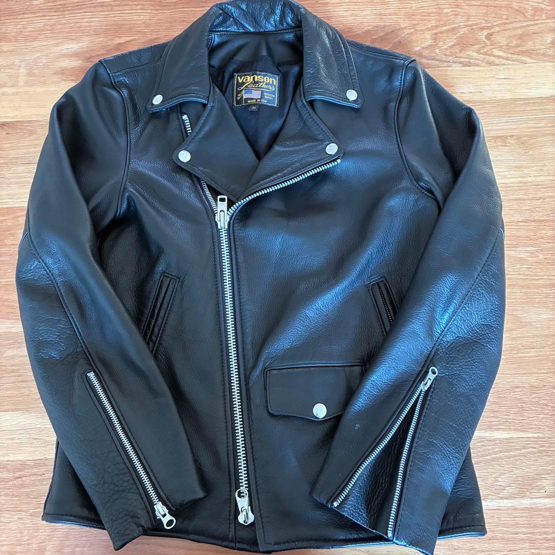 春*の様 【週末限定価格！】Vanson USA製 C2R ダブル ライダースジ