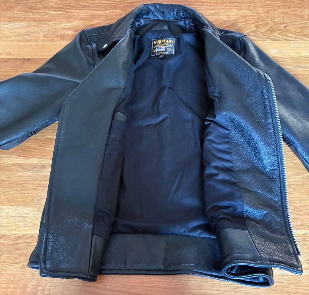 春*の様 【週末限定価格！】Vanson USA製 C2R ダブル ライダースジ