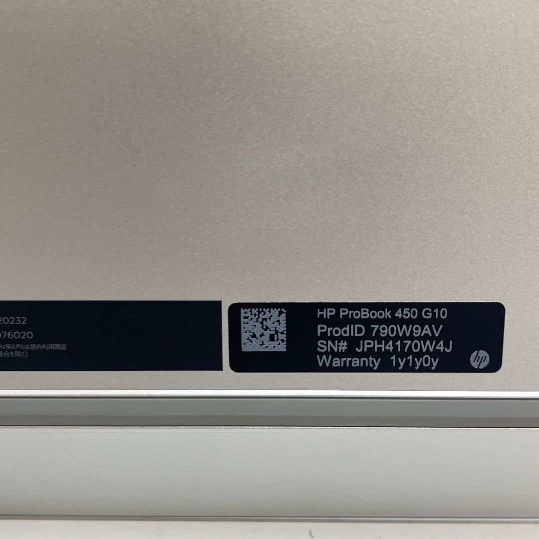 Windowsノート本体 #889 HP ProBook 450 G10 i5-1335U 16GB