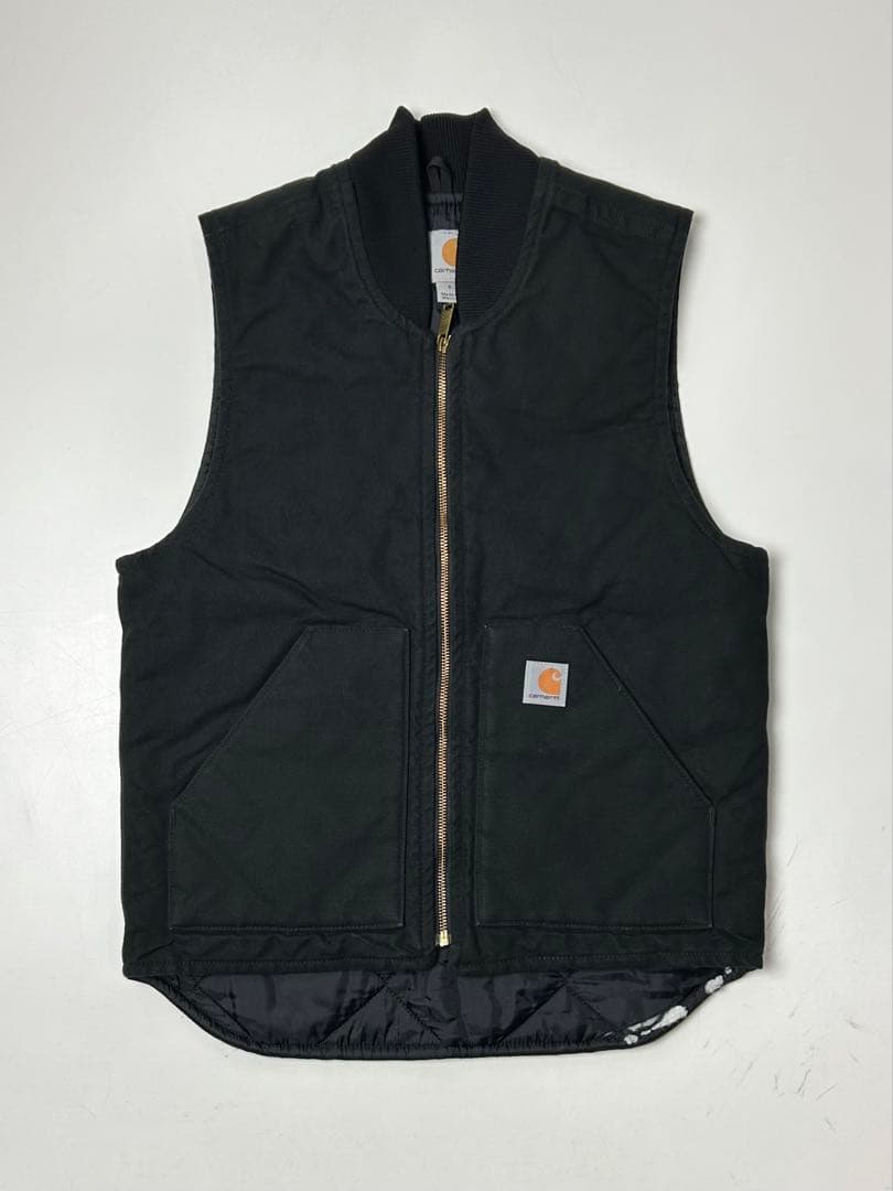 K*k様 carhartt カーハート　ブラック　ダックベスト　Sサイズ