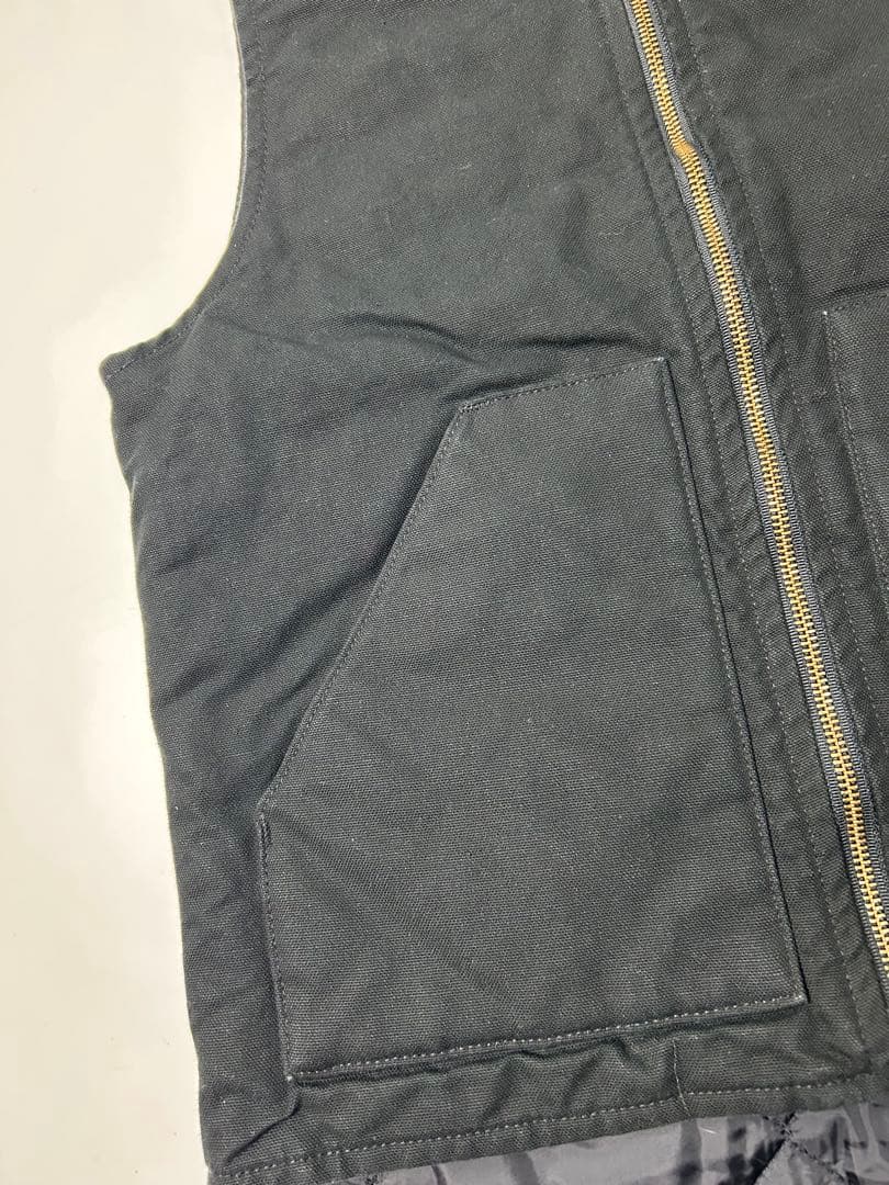 K*k様 carhartt カーハート　ブラック　ダックベスト　Sサイズ