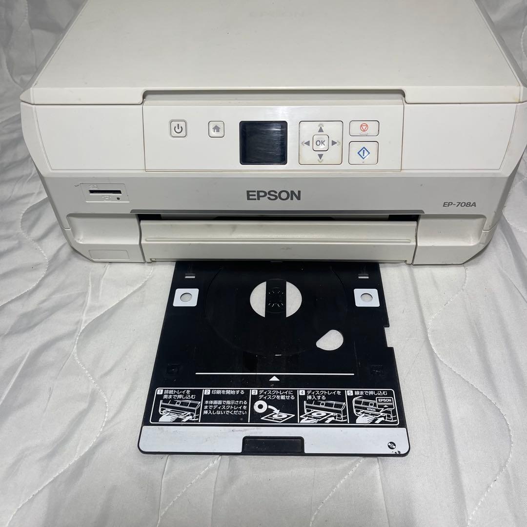 EPSON　インクジェットプリンター　EP－708A　動作未確認　ジャンク品