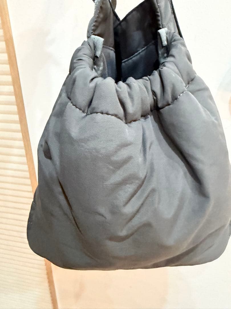 ジュメロ　キルティング　マザーズバッグ　グレー