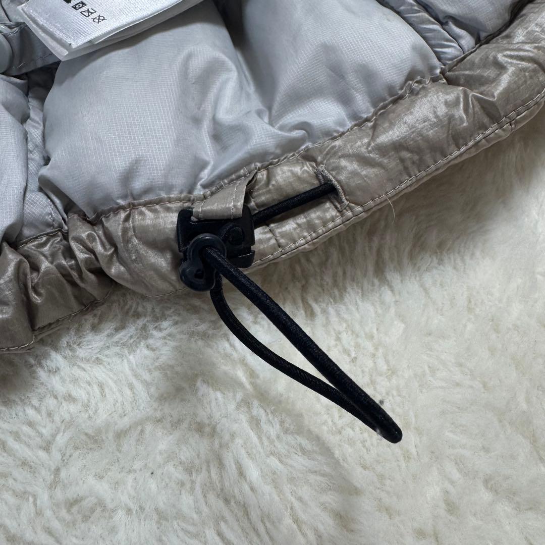 Columbia 00s puffy jacket ベージュLドローコード短丈