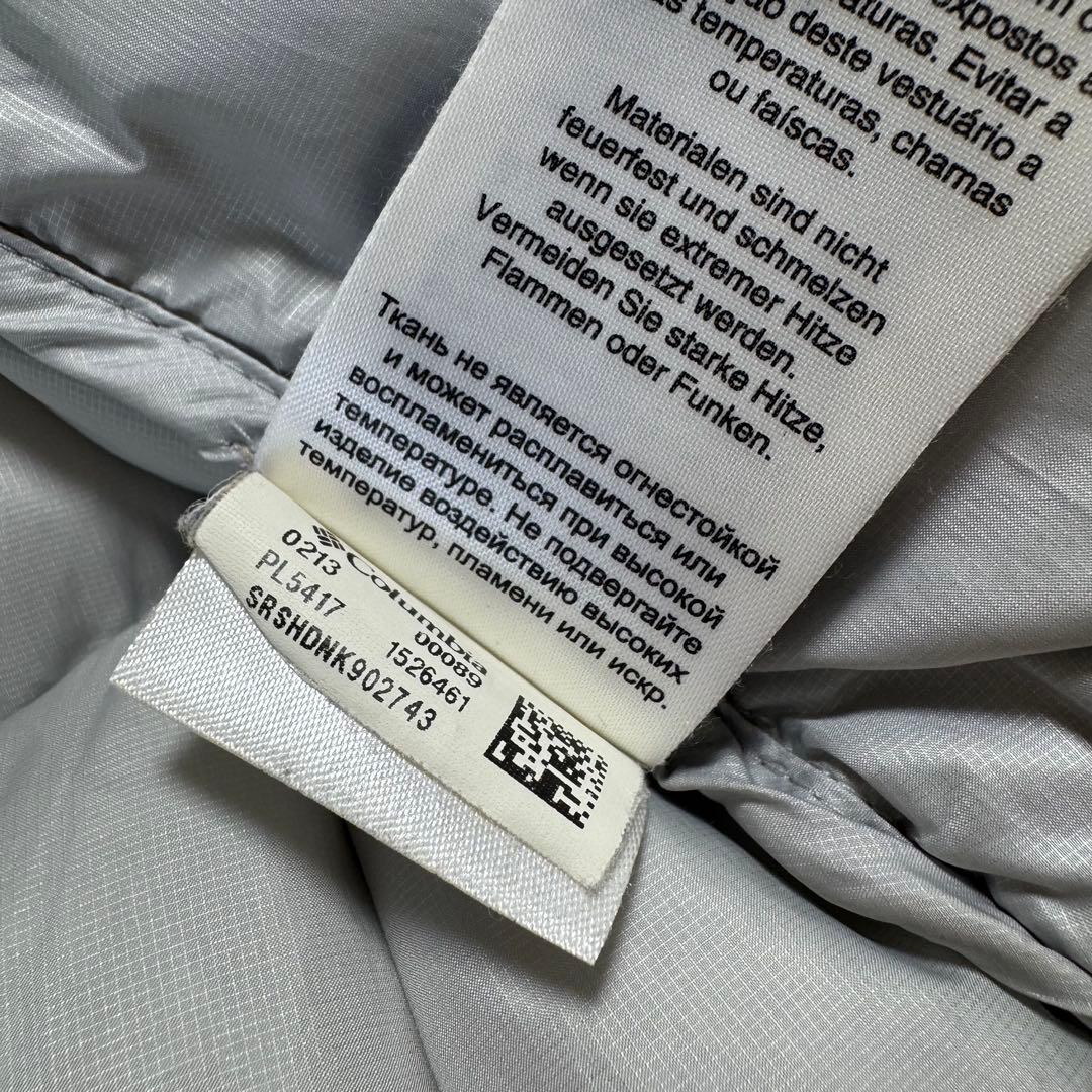 Columbia 00s puffy jacket ベージュLドローコード短丈