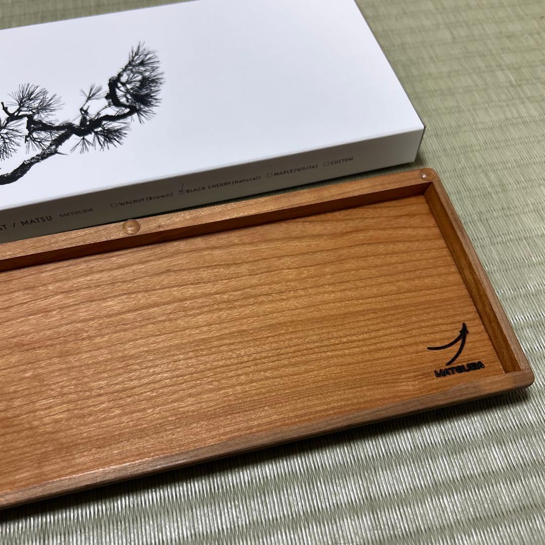 松葉製作所　亀甲名栗キーボードルーフ　ブラックチェリー色