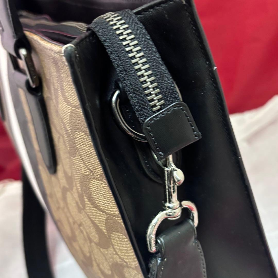 coach☆シグネチャー2wayトートバッグ