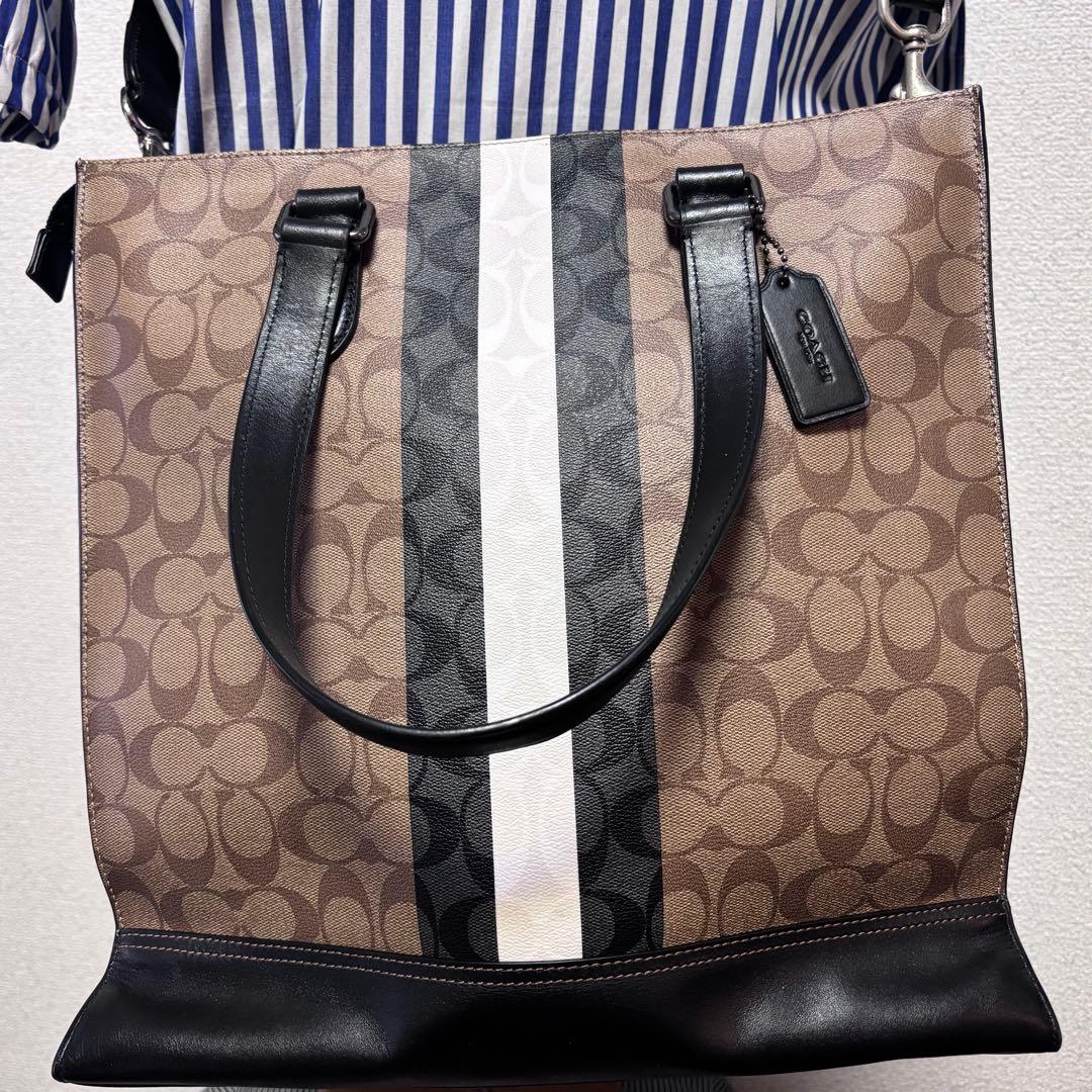 coach☆シグネチャー2wayトートバッグ