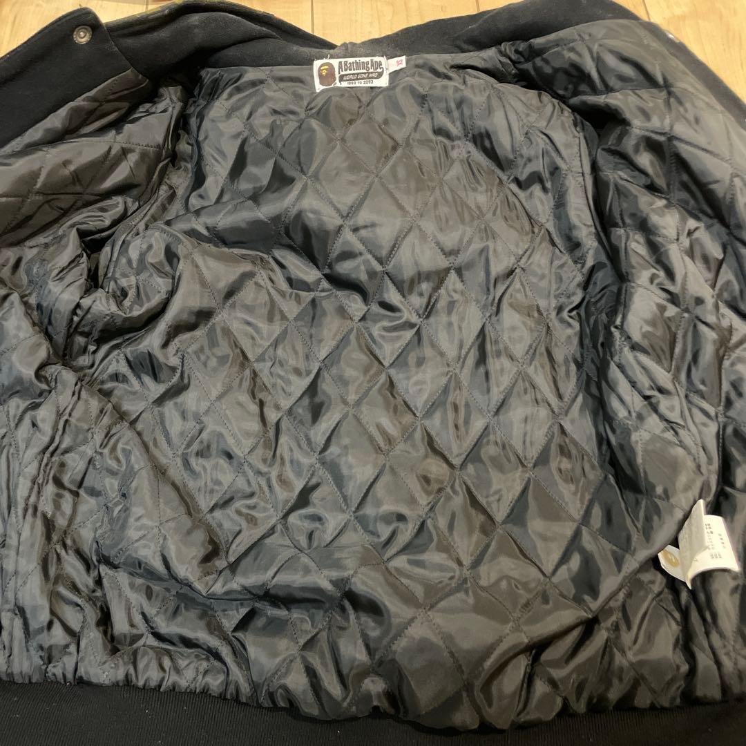 【最終値下げ】アベイシングエイプ シャーク　キルティング　スタジャン　レディース