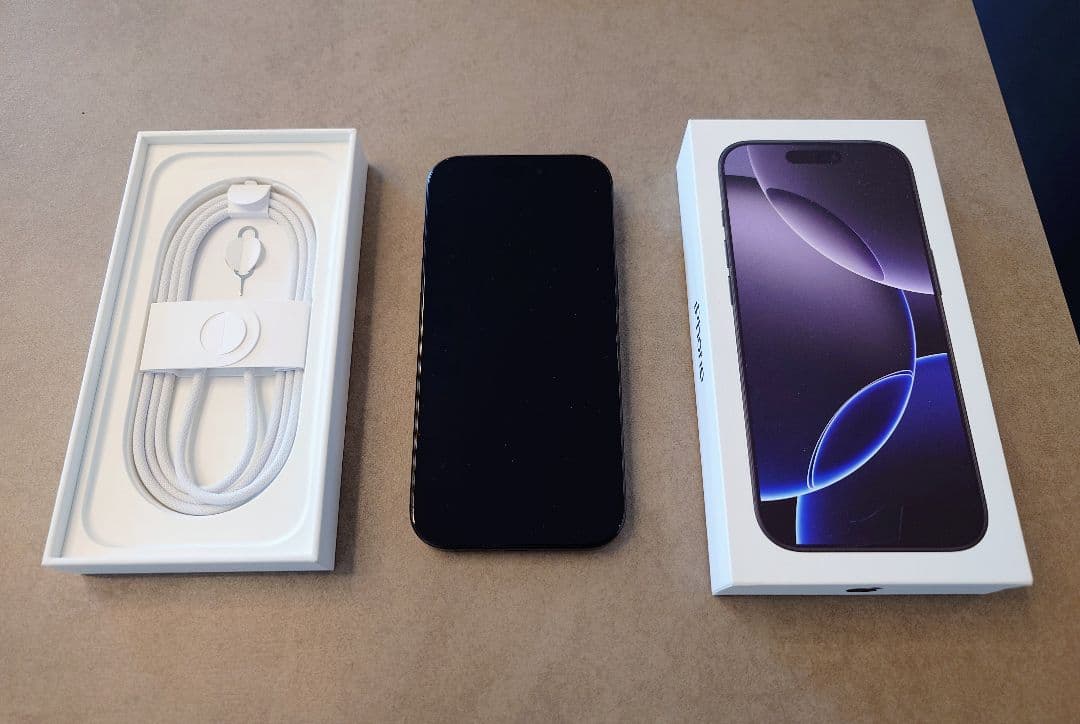 Apple iPhone 16Pro 256G ブラック 本体 100%