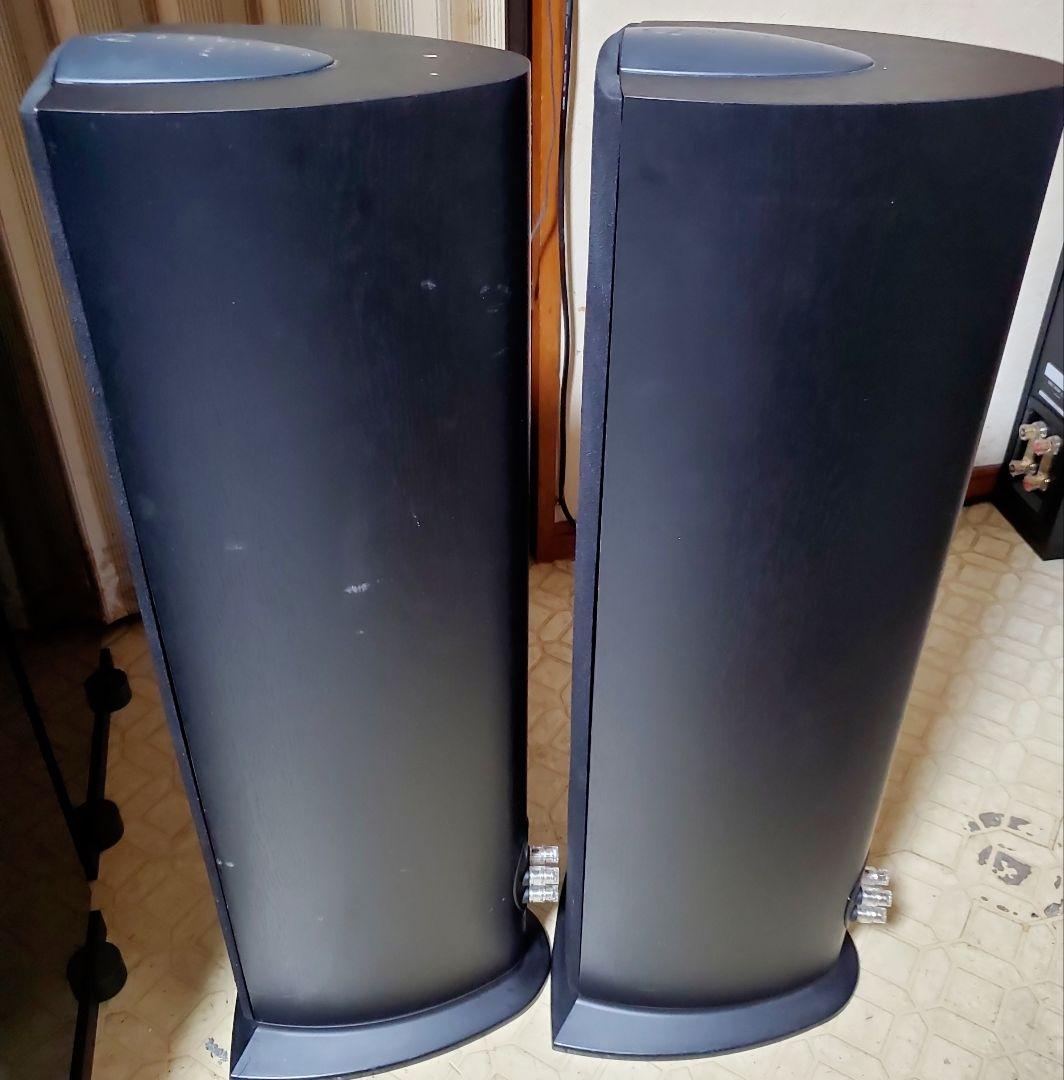 訳あり特価 KEF iQ50 トールボーイスピーカー ブラック 1本②