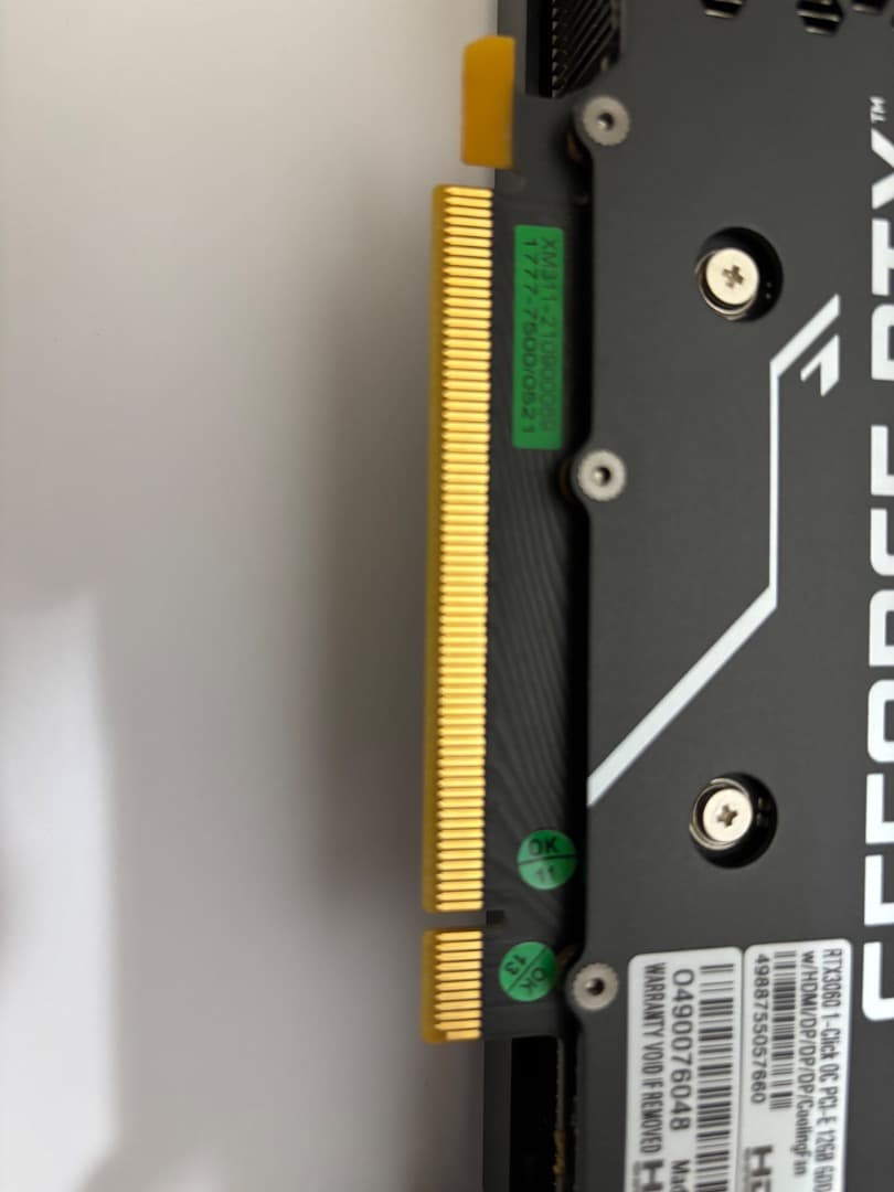 グラフィックボード・グラボ・ビデオカード NVIDIA GeForce RTX 3060 12GB