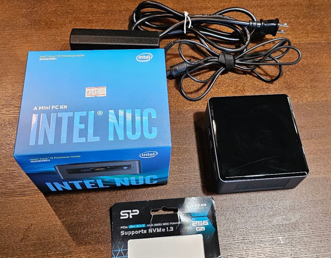 Intel NUC NUC8I5B(ROONサーバー仕様)。即ROONができる！