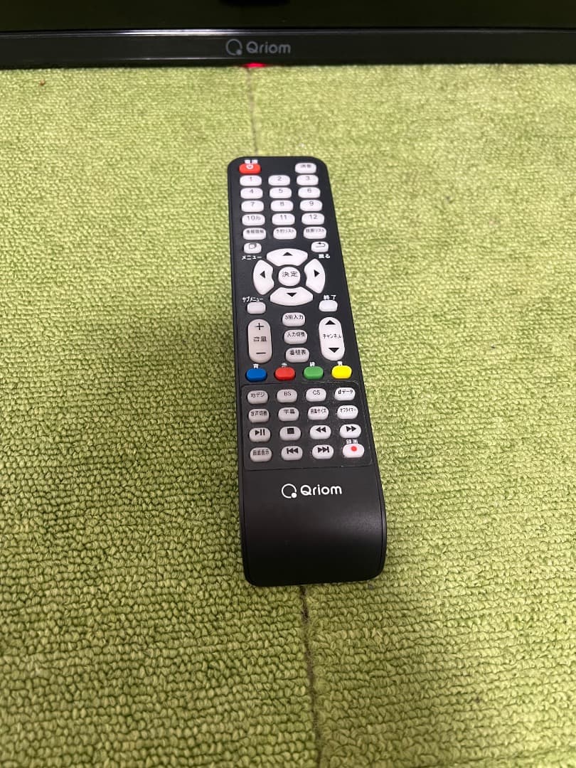 Qriom 2021年製 32V型 テレビ 外付けHDD録画 裏番組録画対応