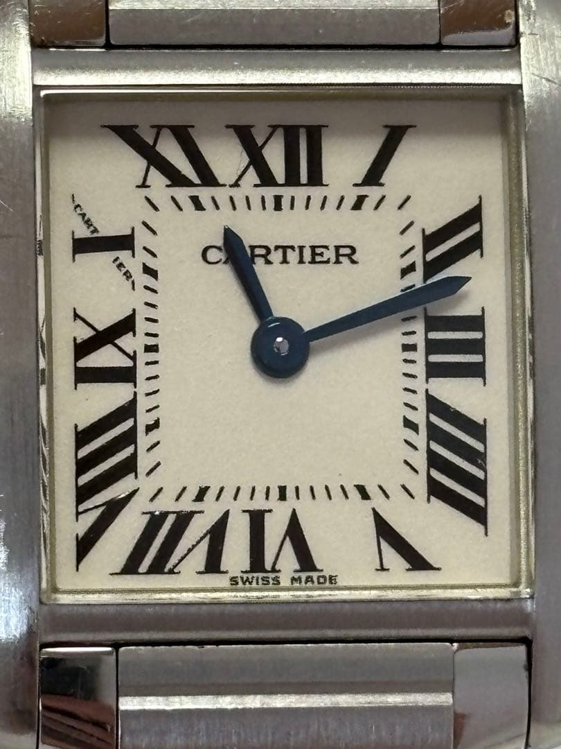 【美品】カルティエ タンクフランセーズ SM クォーツ【2384】【稼働品】
