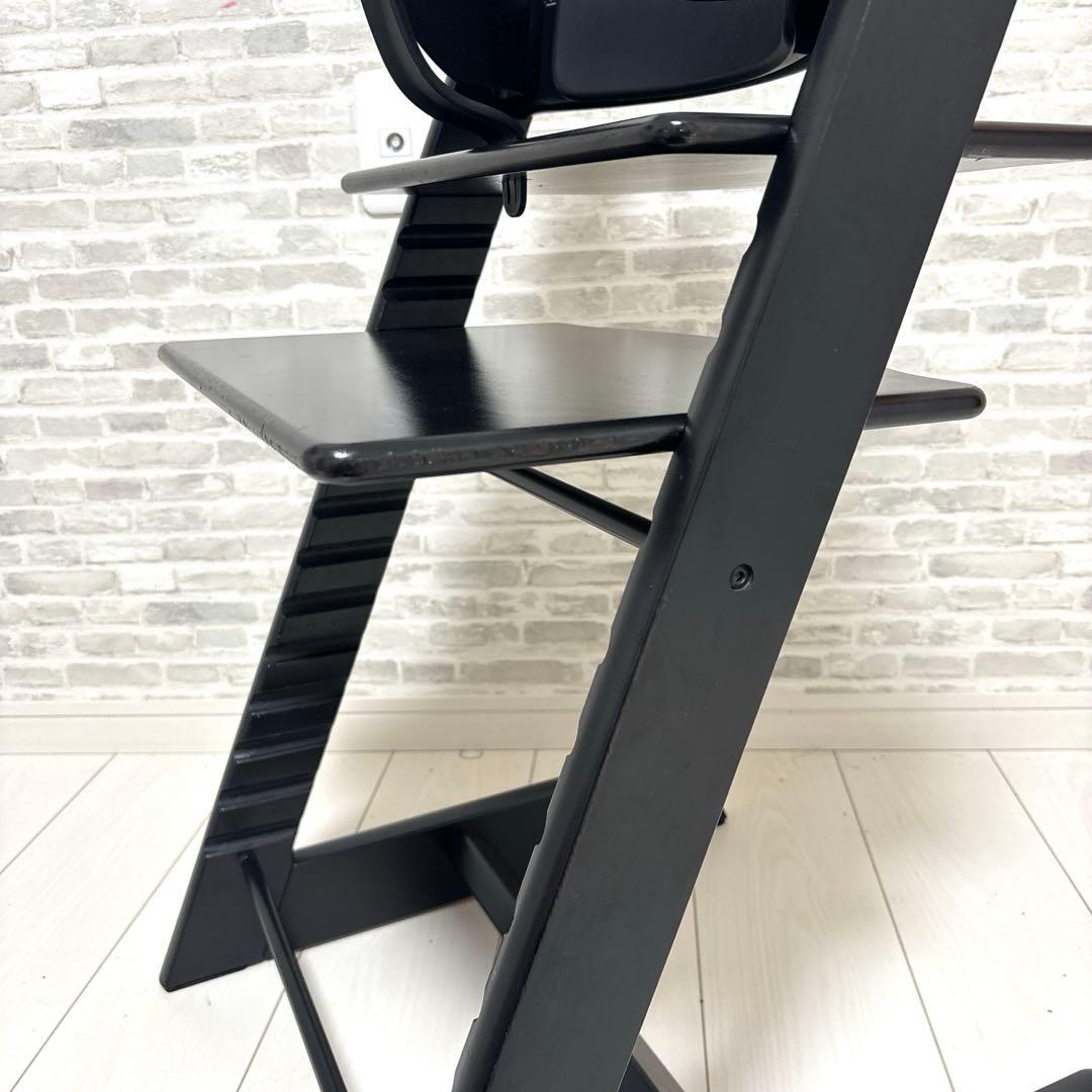 ✨ベビーセットＶ３付き✨ STOKKEストッケトリップトラップ ブラック