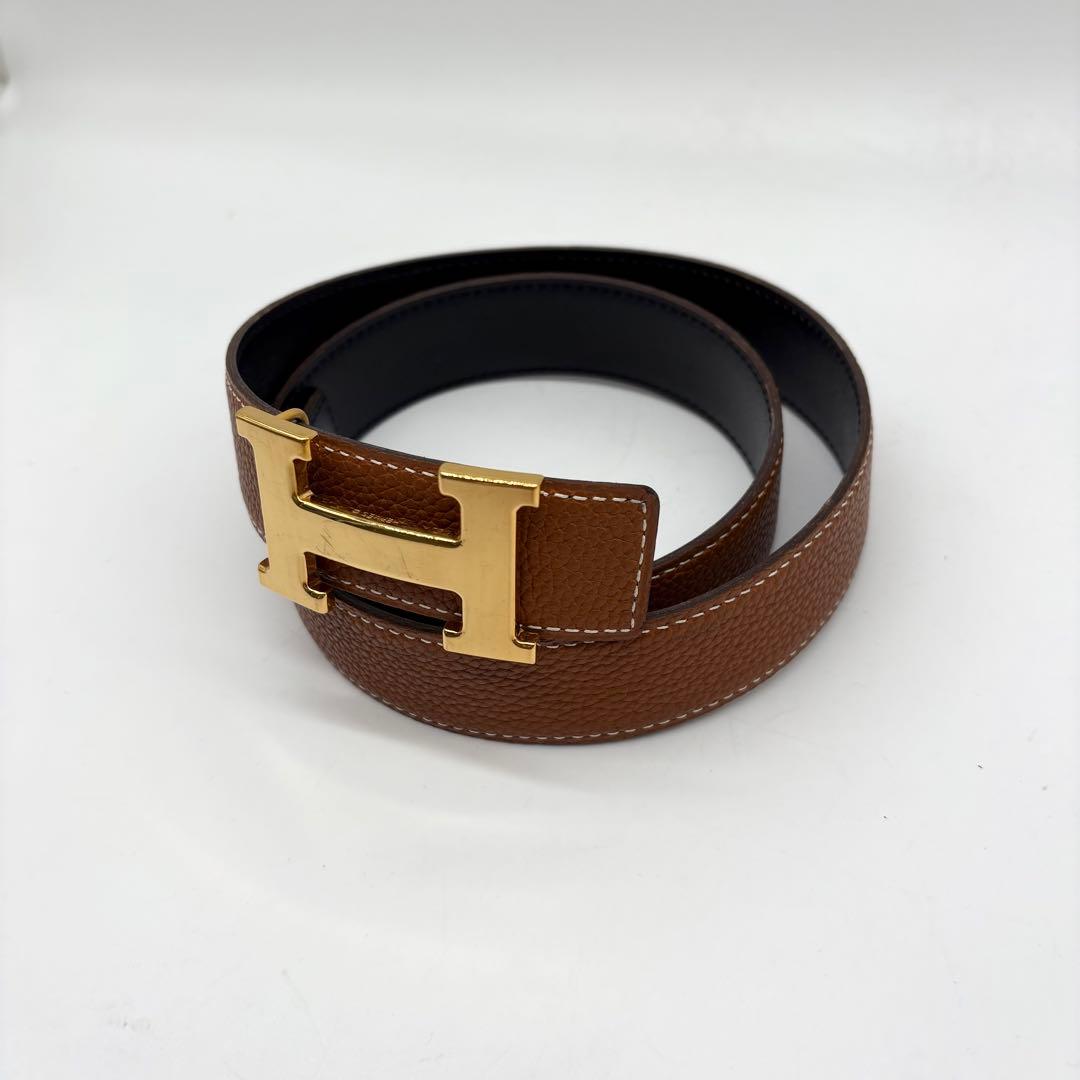 【極美品】エルメス ベルトバックル コンスタンス　リバーシブルベルト ⬜︎H