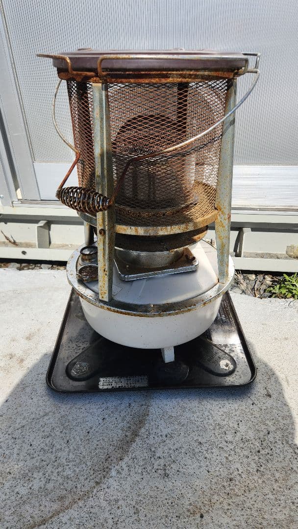 Fujika 屋外用ストーブ メッシュカバー付き石油スト－ブ 現状品