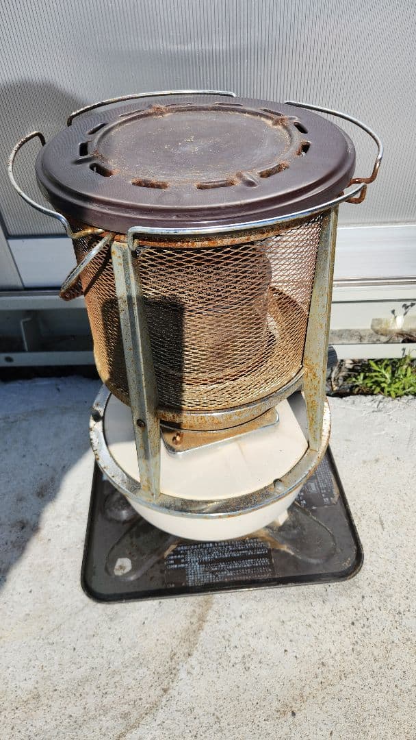 Fujika 屋外用ストーブ メッシュカバー付き石油スト－ブ 現状品