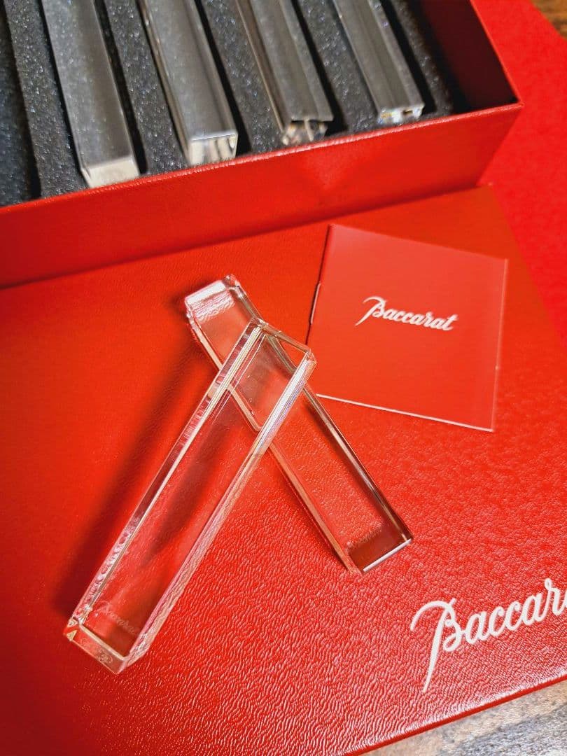 専用 バカラ スクエア レスト クリスタル 箸置き 6個セット 未使用 レア