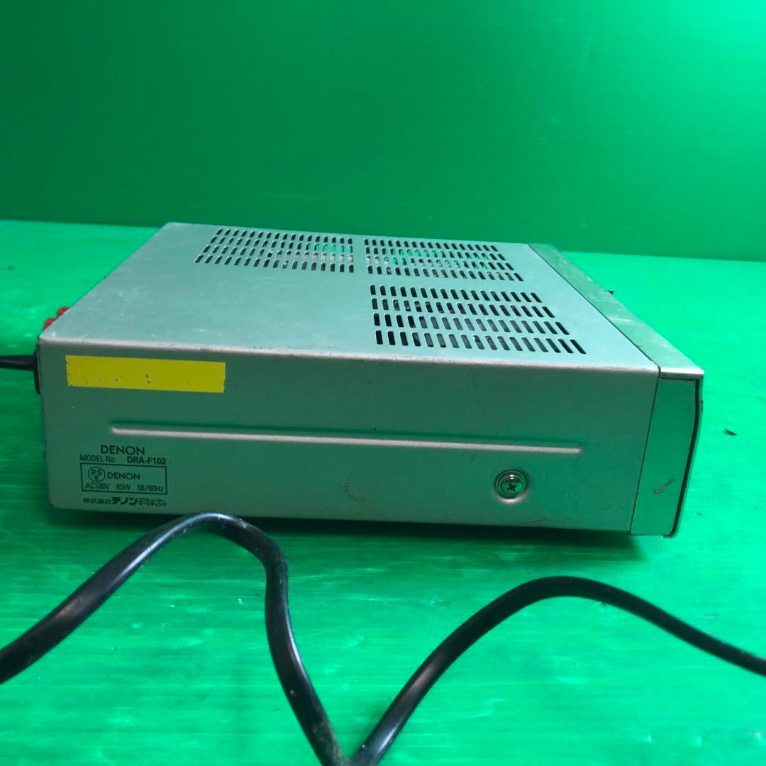 DENON AM/FM ステレオレシーバー DRA-F102 通電確認のみ