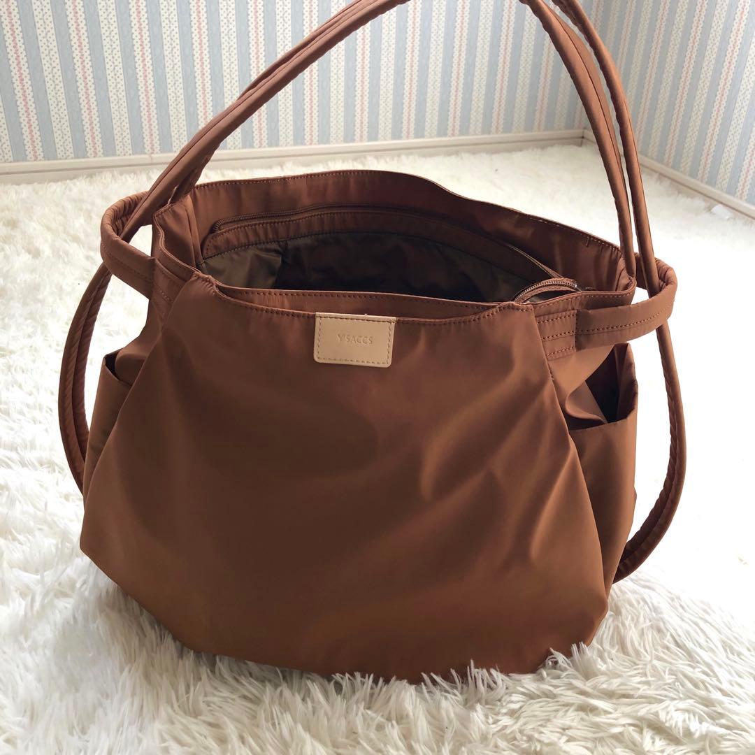 新品未使用✨イザック Y'SACCS トラベルショルダーリュック　キャメル