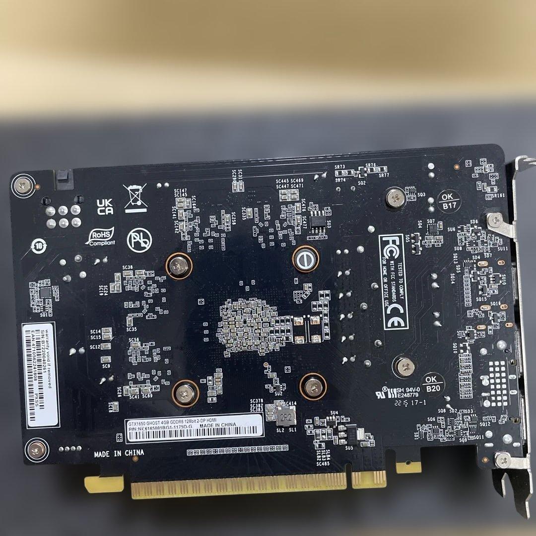 グラフィックボード・グラボ・ビデオカード GAINWARD GHOST GTX 1650 4GB