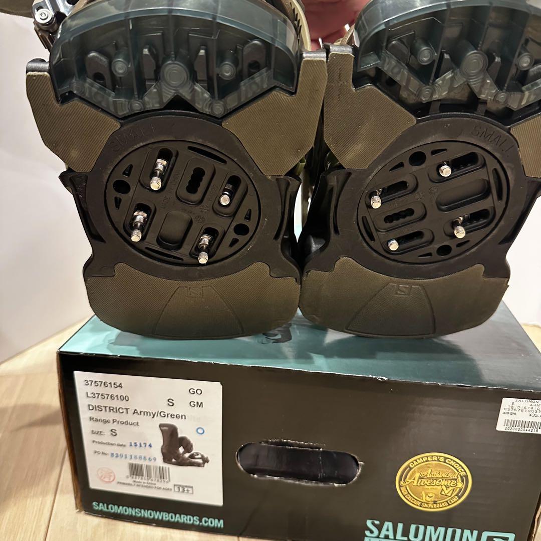 SALOMON DISTRICT Army/Green S ビンディング
