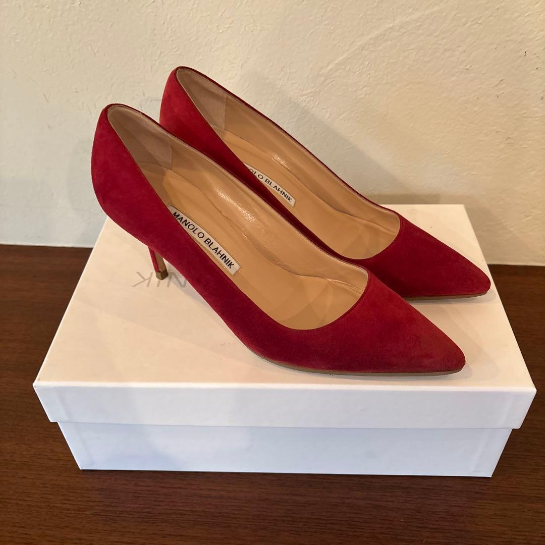 専用マノロブラニク　スエードパンプス　ハイヒール　36