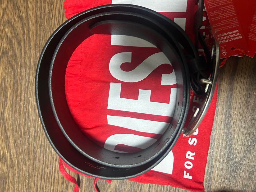 DIESEL ブラック ベルト PR666 値下げ可