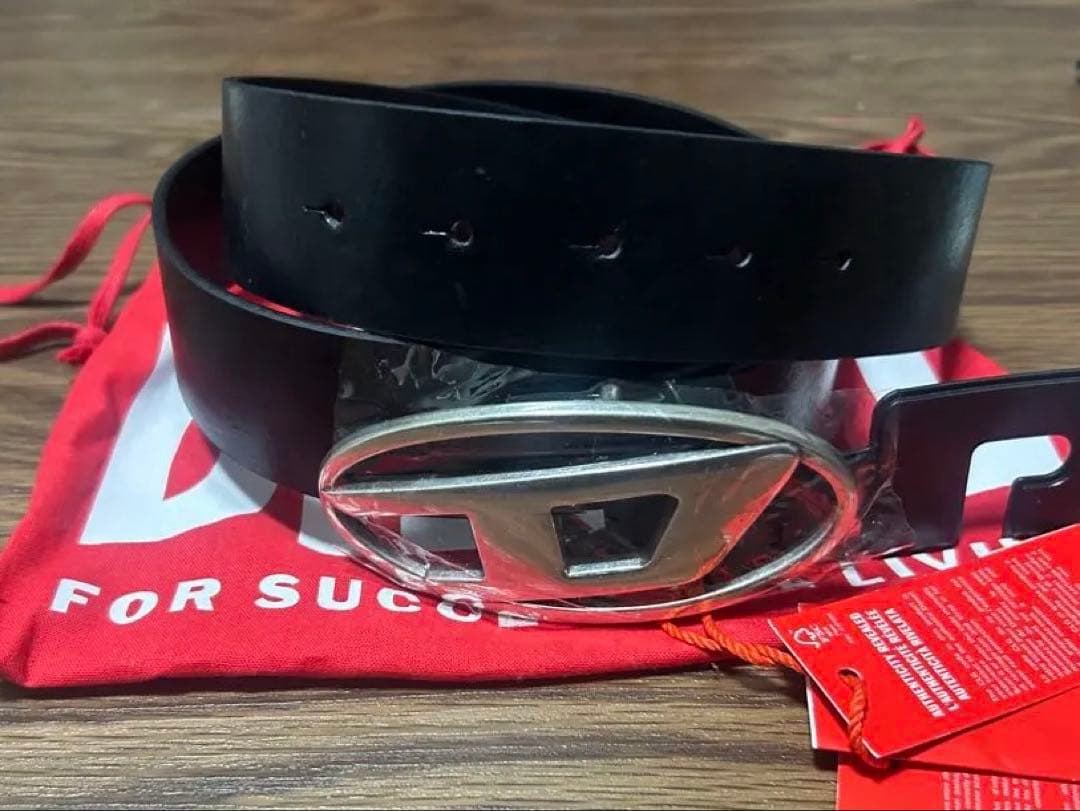 DIESEL ブラック ベルト PR666 値下げ可