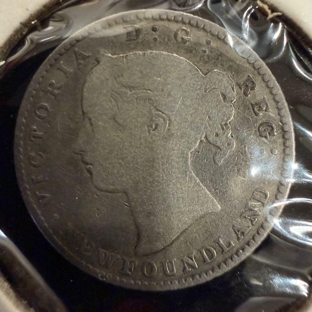 f*i様 No.68 アンティーク 銀貨 5点まとめ ニューファンドランド 5