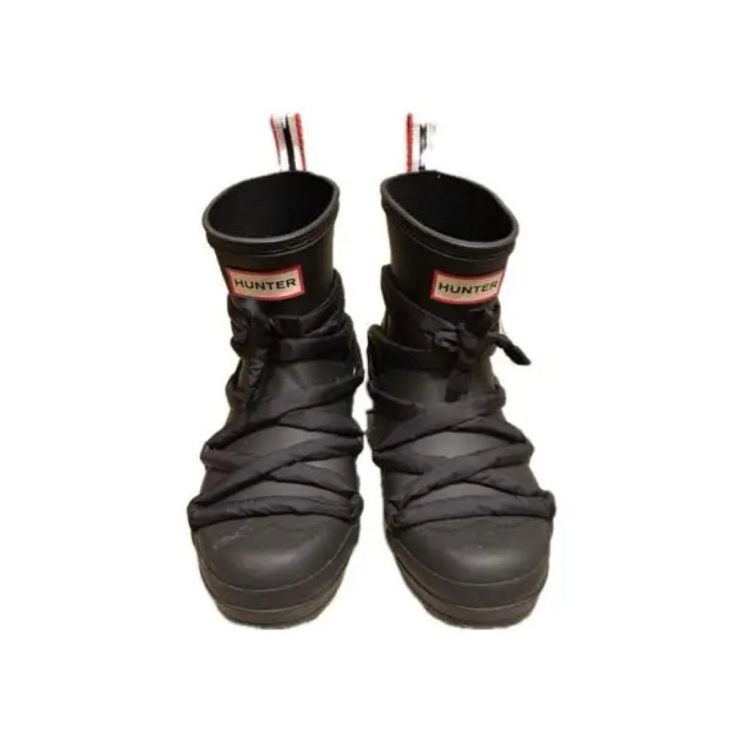 HUNTER レインブーツ プレイショートギアオン パフドストラップ