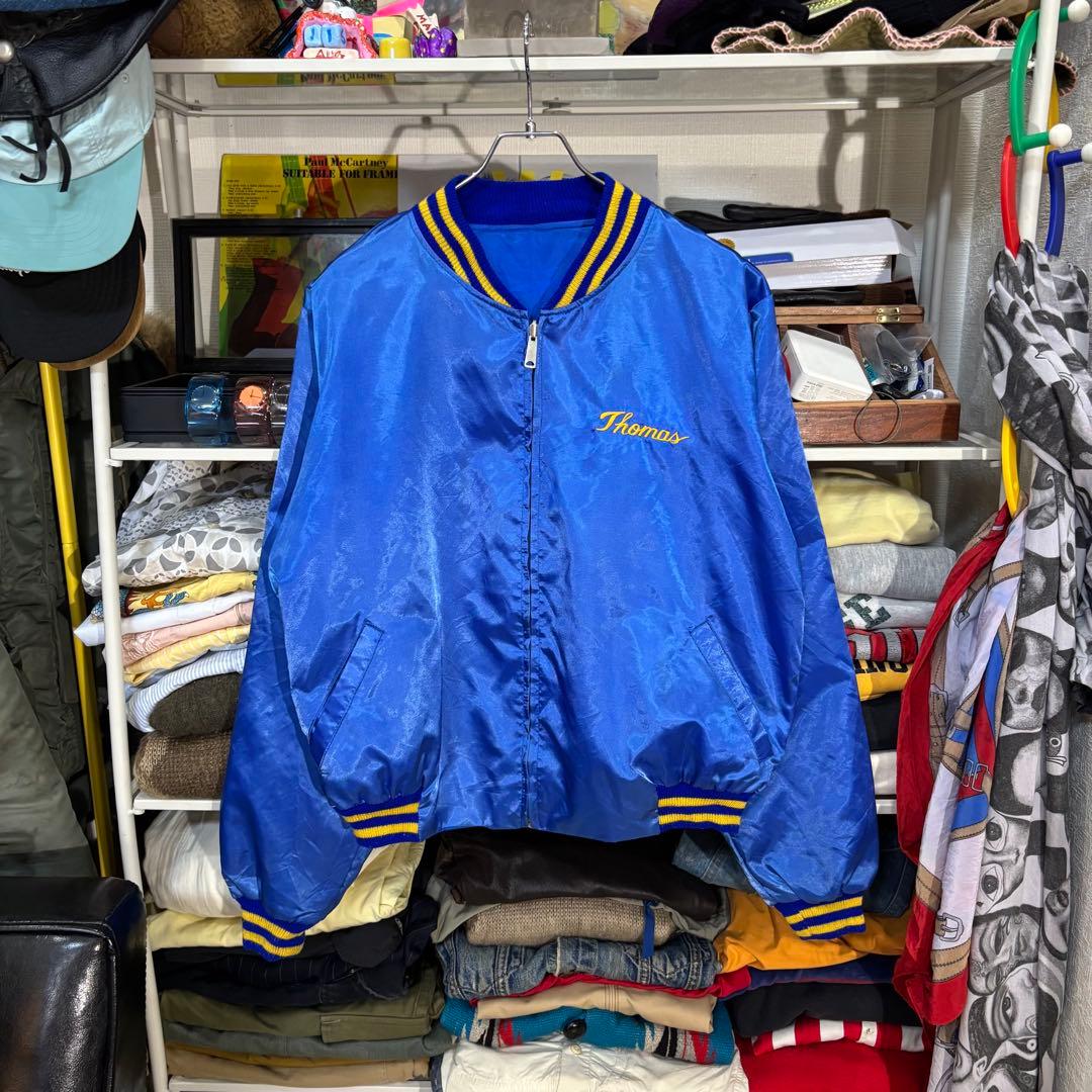 80s US NARY ツアージャケット スーベニア FUJIジップ ナイロン