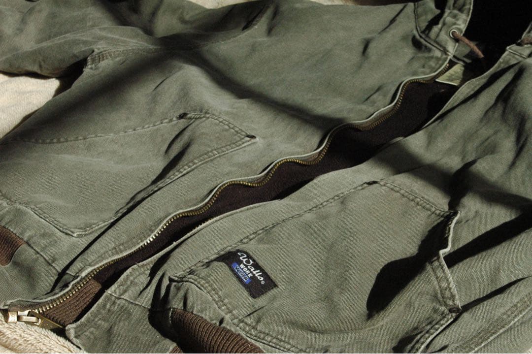 90s Walls ダックアクティブジャケット オリーブグリーン