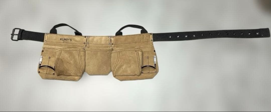 工*O様 KUNY'S AP-622 腰袋両側ベルト レザー クニーズ ツールバ