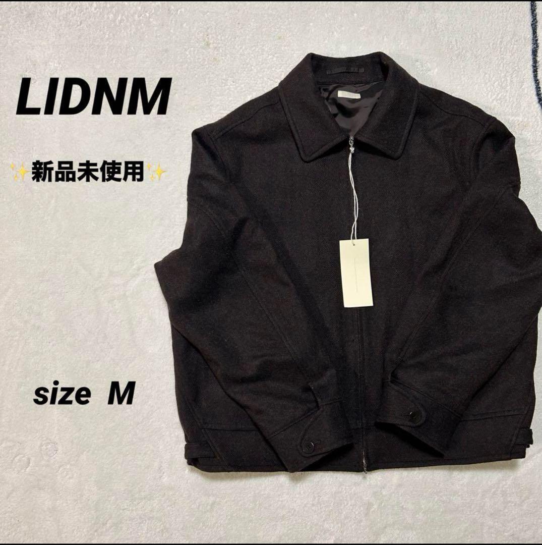 【新品未使用】LIDNM☆ブルゾン　シェットランド☆M☆ブラウン