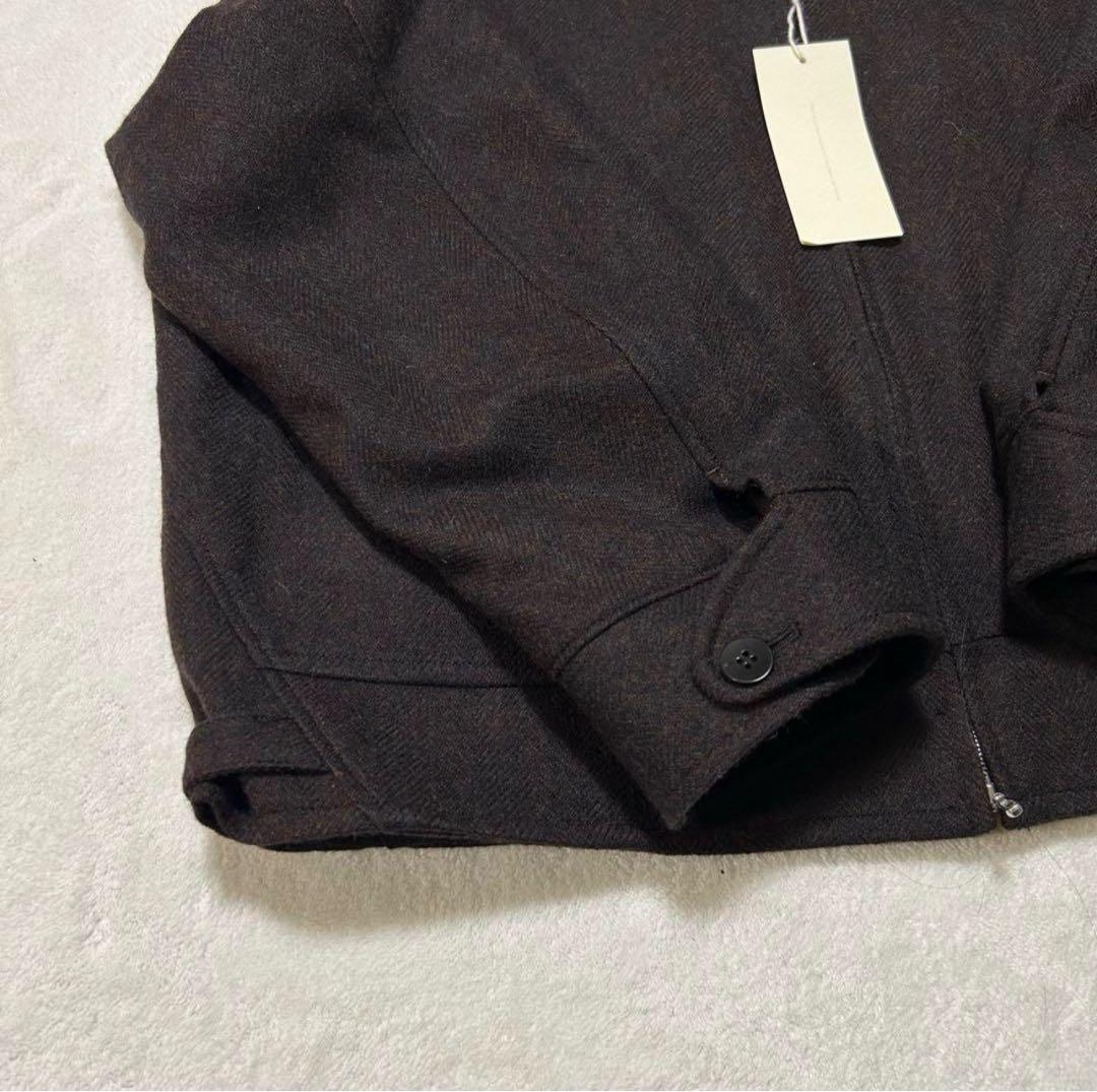 【新品未使用】LIDNM☆ブルゾン　シェットランド☆M☆ブラウン