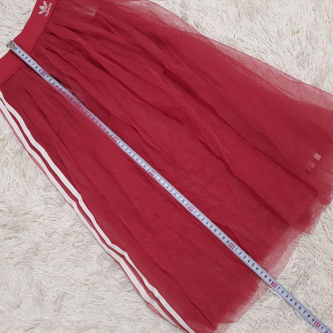 未使用　アディダス　オリジナルス　シャツ　パンツ　チュールスカート　３本線