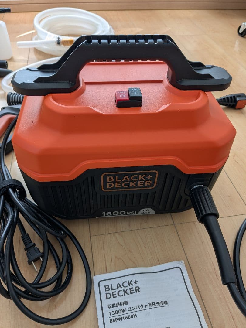 『R i k u ha』ブラックアンドデッカー コンパクト高圧洗浄機