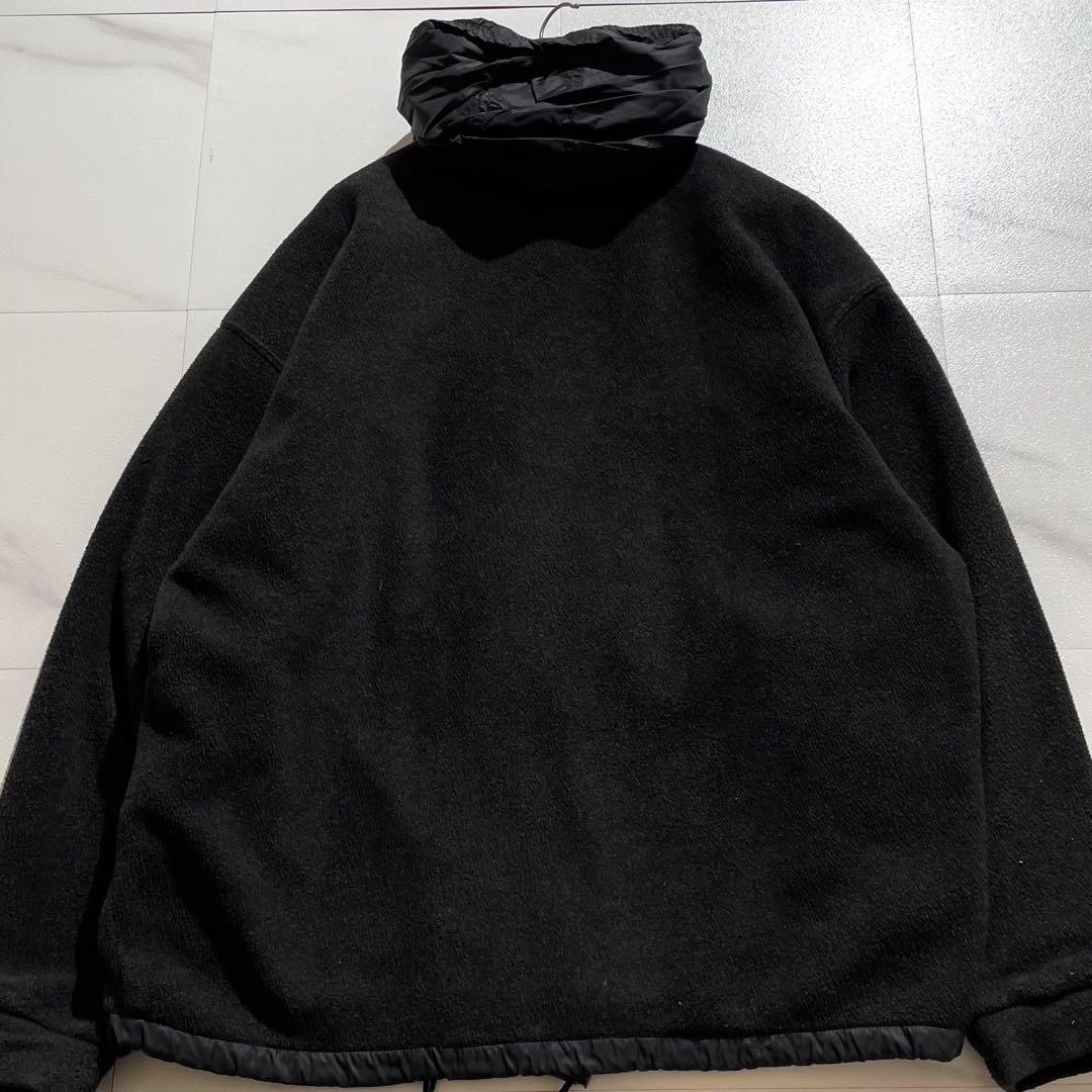 モンクレール HUSKY ハスキー リバーシブル ボアジャケット ブラック L