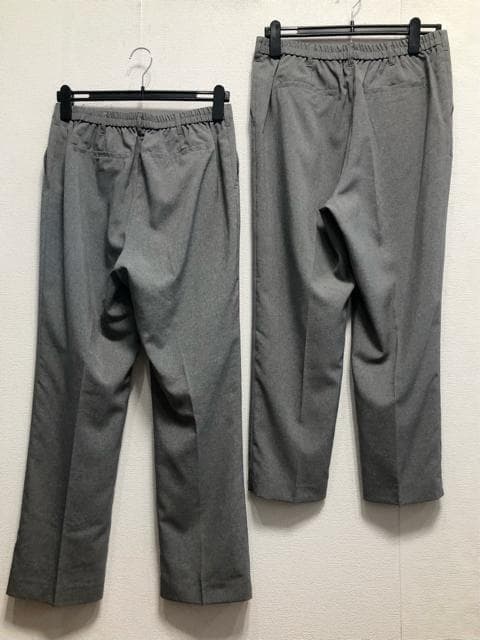 新品☆17号LL♪グレー系♪サマースーツ3点♪ストレート＆テーパード☆r650