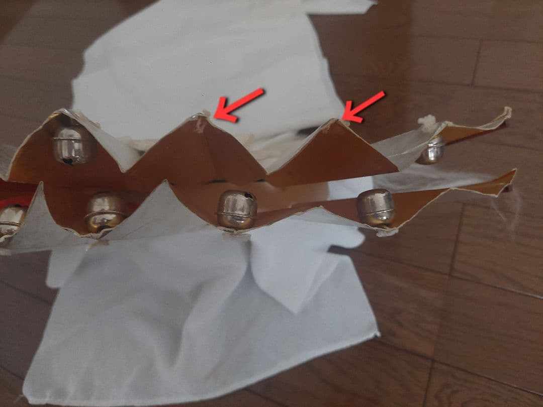 扇獅子(白)　日本舞踊　小道具