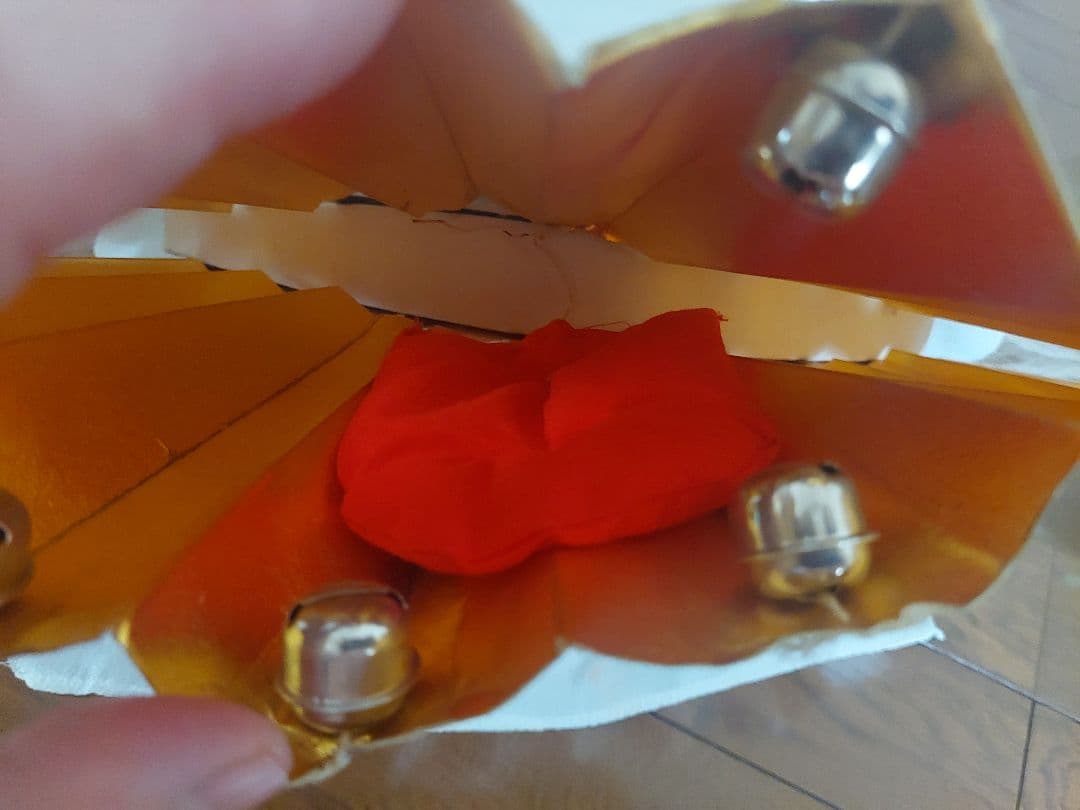 扇獅子(白)　日本舞踊　小道具