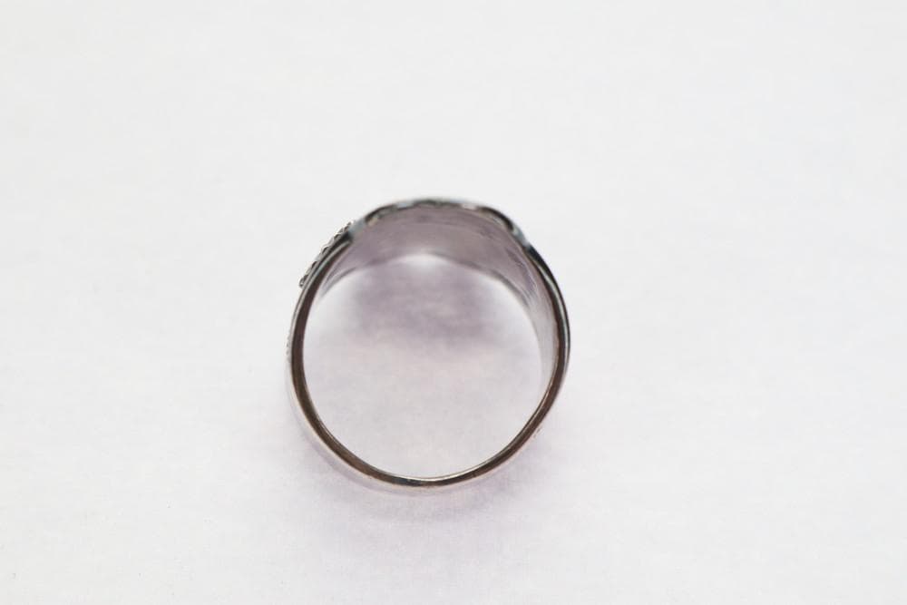 ◆インディアンジュエリー デルバート・ゴードン作 リング約25号　09408