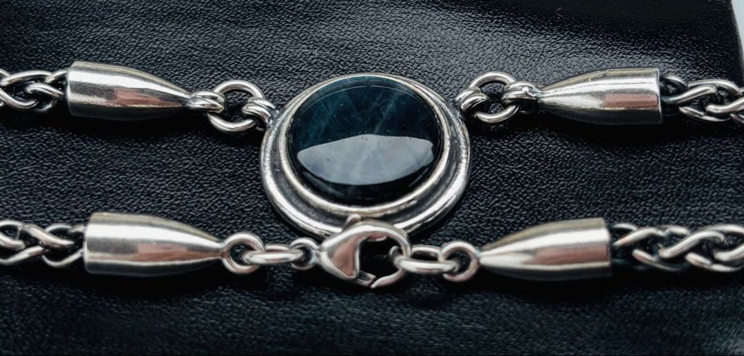 Indian Jewel/Vintage Blackラブラドライト ネックレス