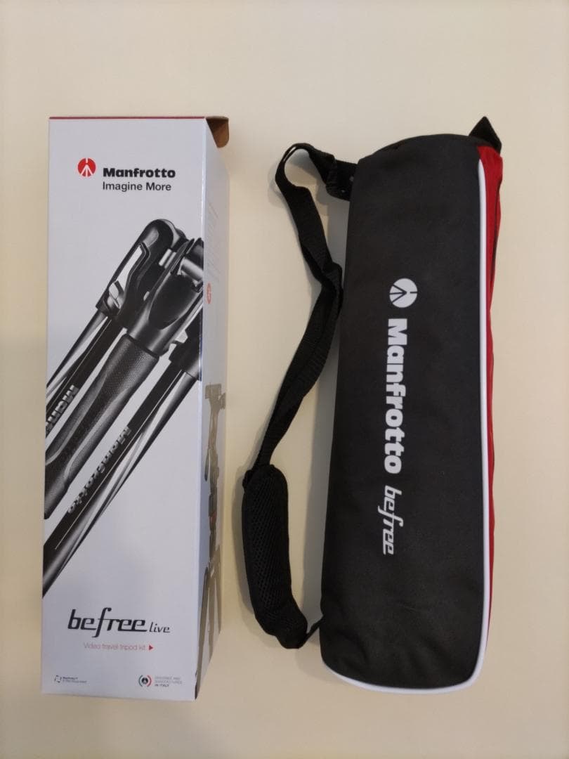 【ほぼ未使用】Manfrottoカメラ・ビデオ三脚キットMVKBFRT-LIVE