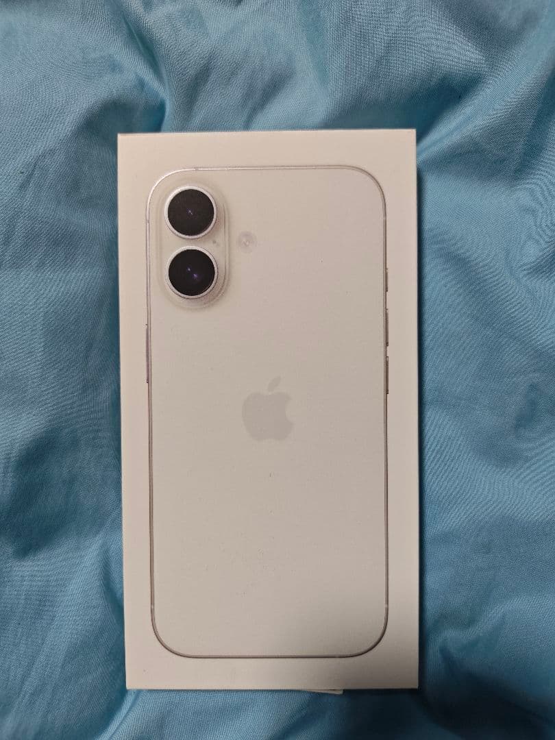 Apple iPhone 16 ホワイト 本体 Sim フーリ